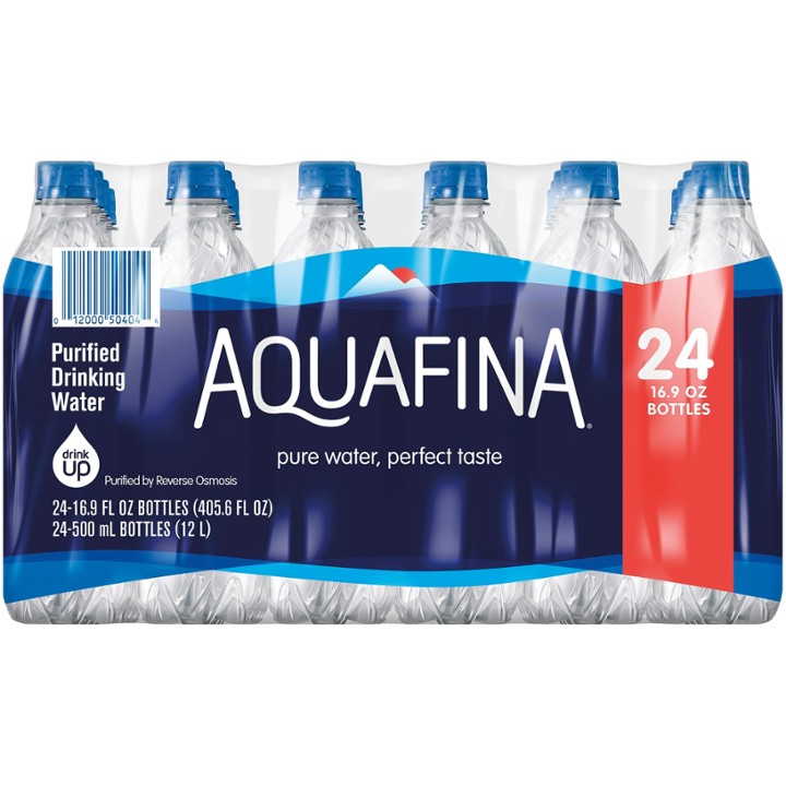 Aquafina Case Pack Water 16.9oz 24ct Btl