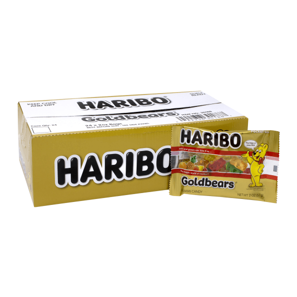 Haribo Gummy Bears Strawberry - 2.0 Oz