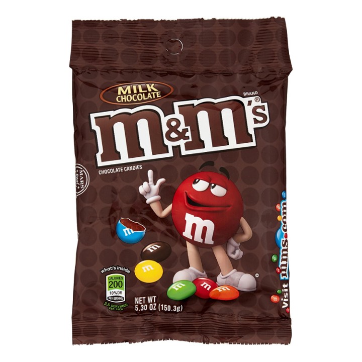 M&M's Milk Chocolate, 5.3 Oz., 12 Count