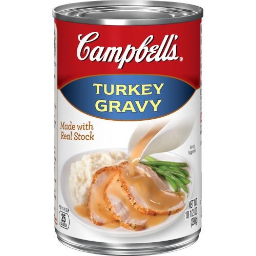 (4 Pack) Campbell's Gravy, Turkey, 10.5 Oz. Can