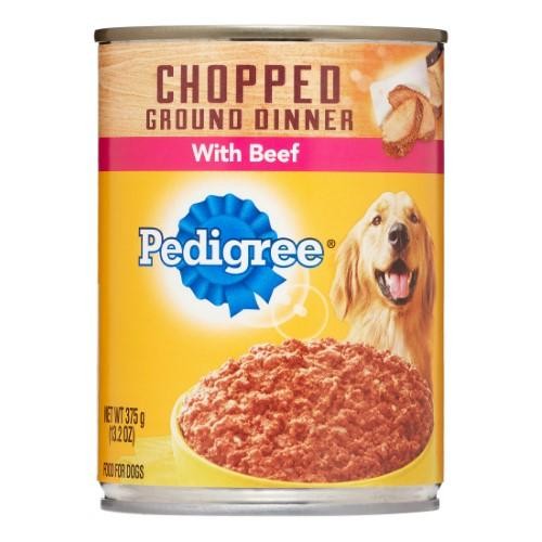 Pedigree 13.2 Oz Chopped Ground Dinner Beef Dog Food