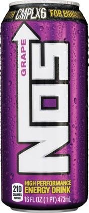 NOS Grape Energy Drink, 16 Fl. Oz.