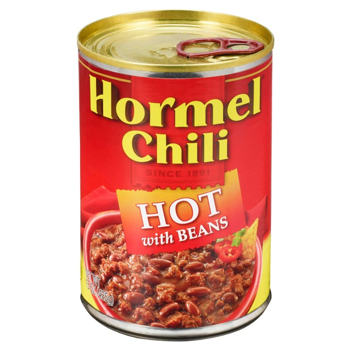 Hormel Chili Hot with Beans, 15 Ounce