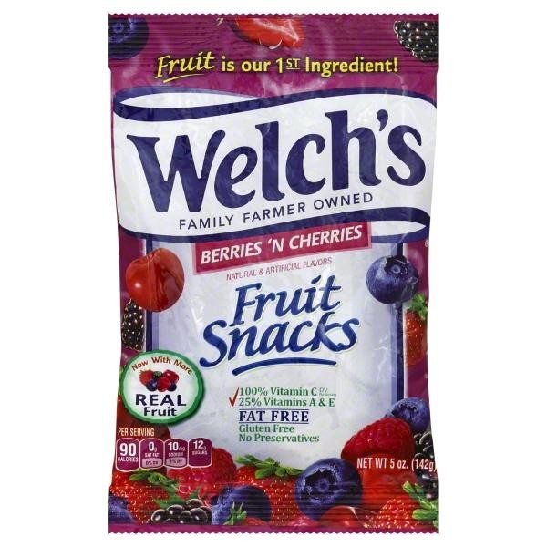 Welch S Berries  N Cherries Fruit Snacks  5 Oz