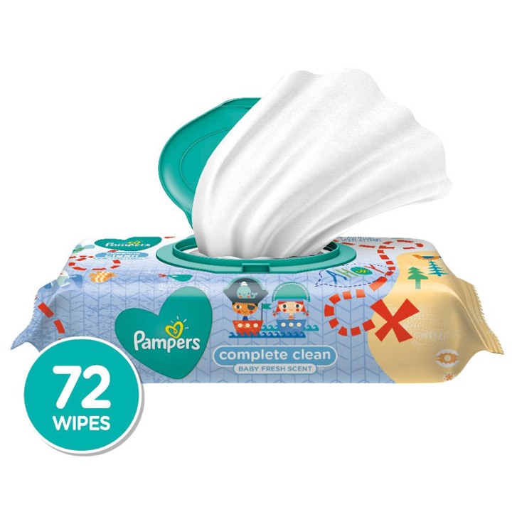 Pampers Baby Wipes Baby Fresh Scented 1X Pop-Top Packs