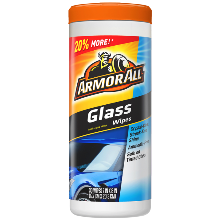 Armor All Glass Wipes, 30 Ct
