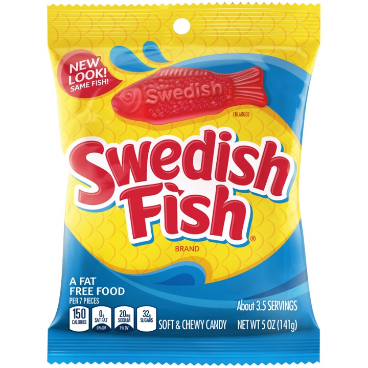 Swedish Fish, Assorted, 5 Oz Bag