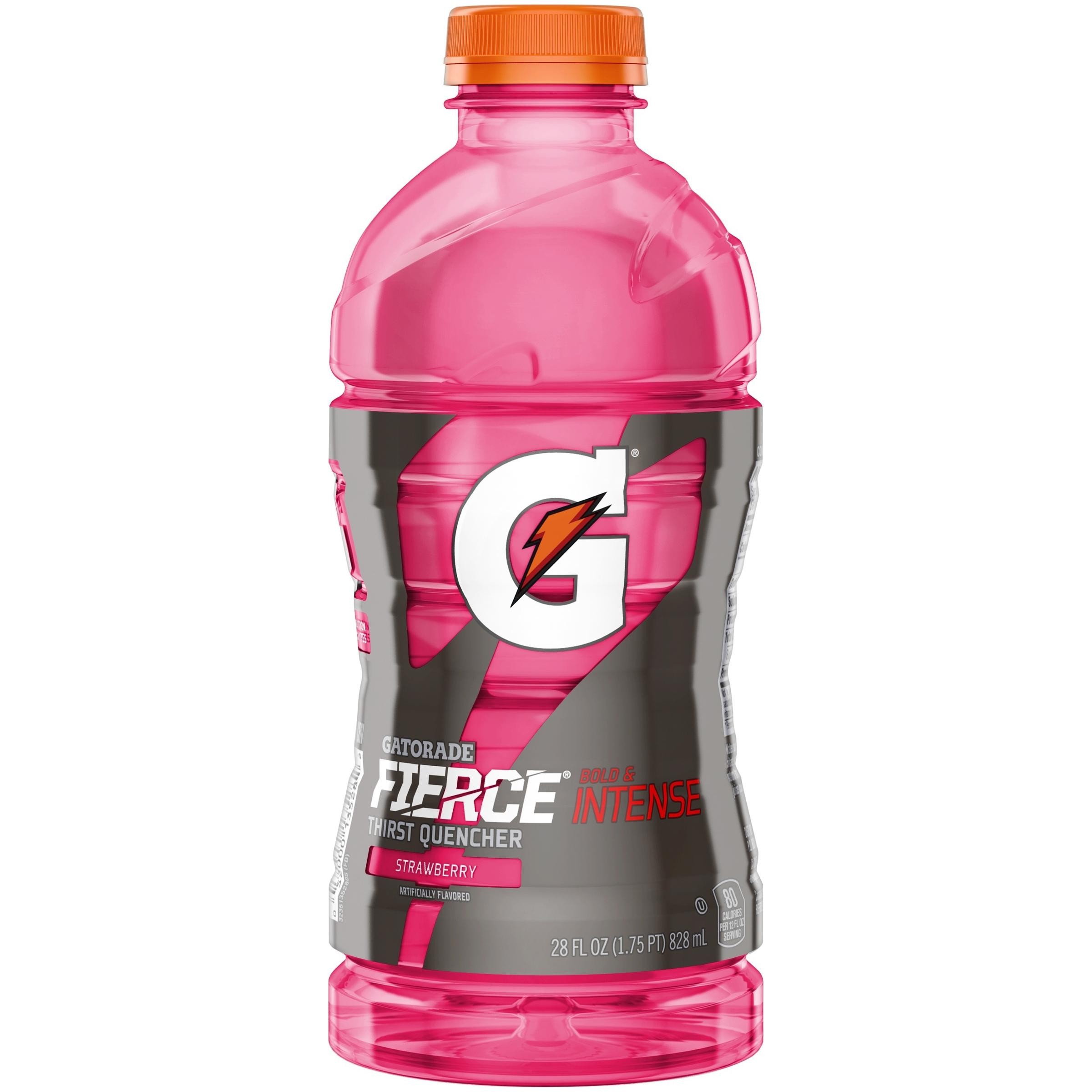 Gatorade Fierce Intense Thirst Quencher Strawberry Sports Drink, 28 Fl. Oz.