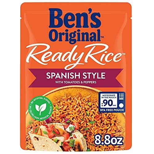 BEN'S ORIGINAL Ready Rice Pouch Spanish Style Rice, 8.8 Oz. (12 Pack)
