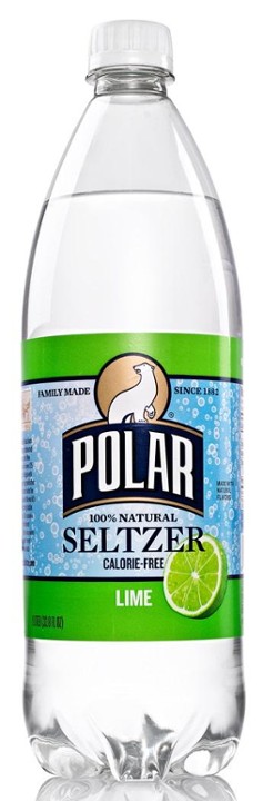Polar Seltzer Lime Sparkling Water, 1L