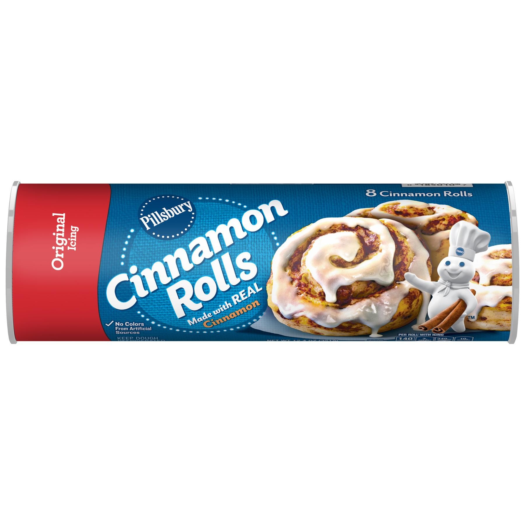 Pillsbury Refrigerated Rolls with Icing 8 Pack - 12.4 Ounces