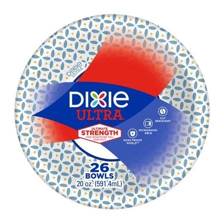 Dixie Ultra Disposable Paper Bowls 20 Oz - 26.0 Ea