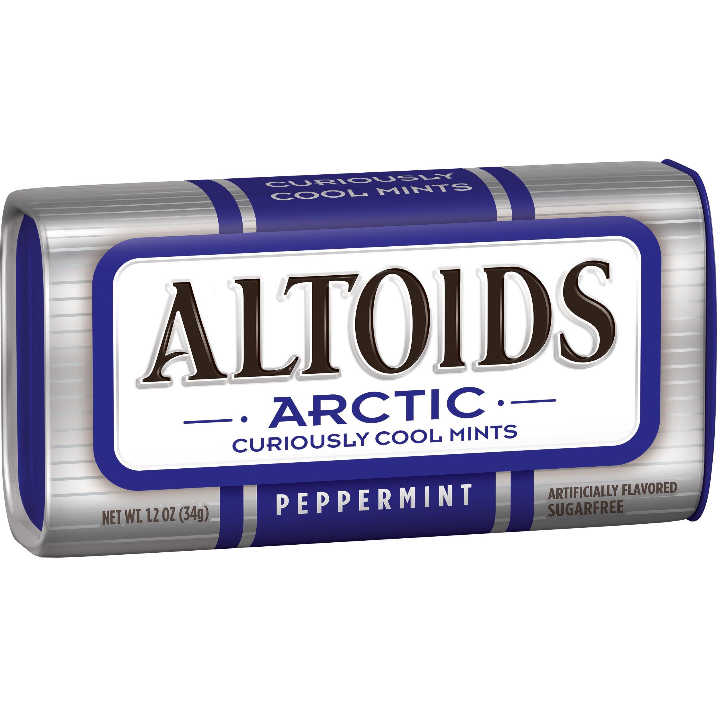 Altoids Arctic Peppermint Sugar Free Breath Mints - 1.2oz Tin