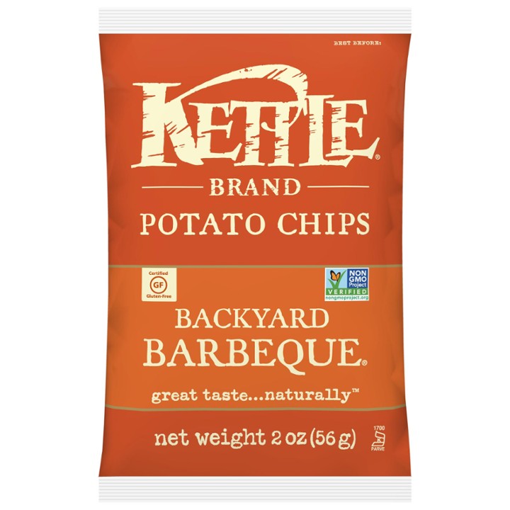 Kettle Backyard BBQ Potato Chips, 2 Oz