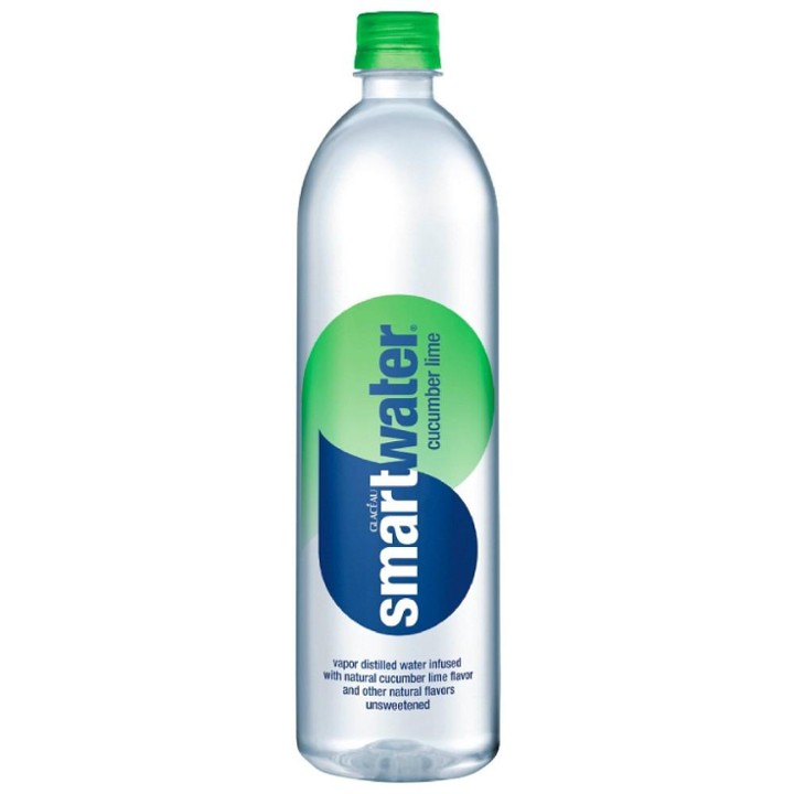 Smartwater Water Unsweetened Cucumber Lime - 23.7 Oz