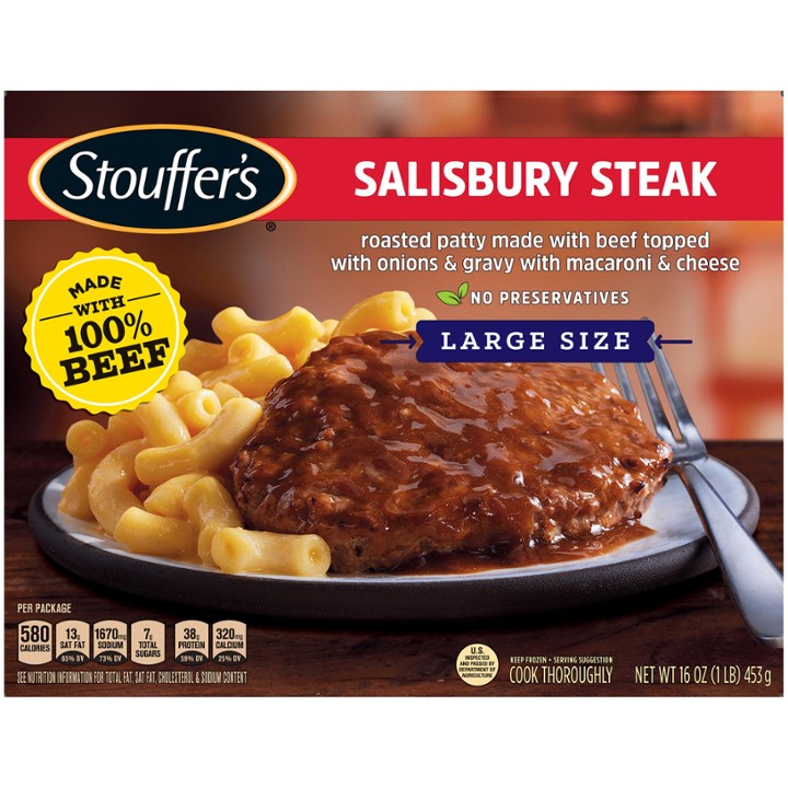 Satisfying Servings Salisbury Steak