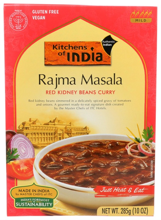 Kitchens of India Rajma Masala Red Kidney Beans Curry  10 Oz