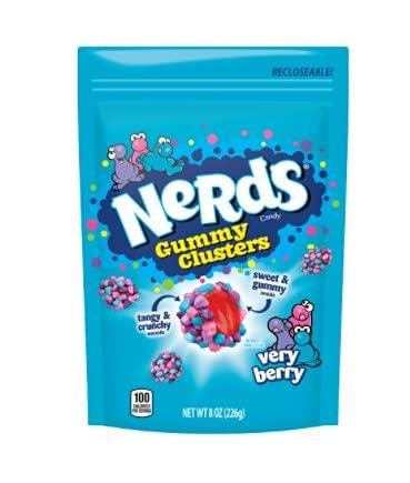 Nerds Gummy Clusters Stand Candy - Verry Berry, 8 Oz