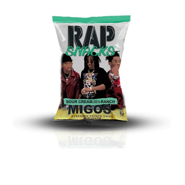 Rap Snacks Sour Cream with Ranch Migos - 2.5oz