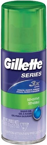 Gillette Tgs Series Shave Gel Sensitive Travel
