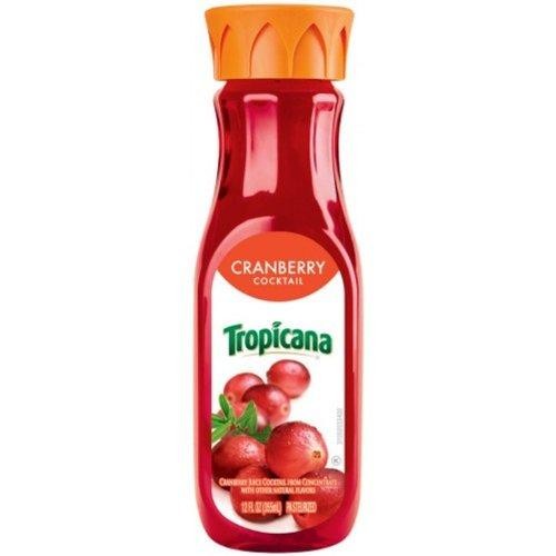 Tropicana Pure Cocktail, Cranberry, 12 Ounce (Pack of 12)