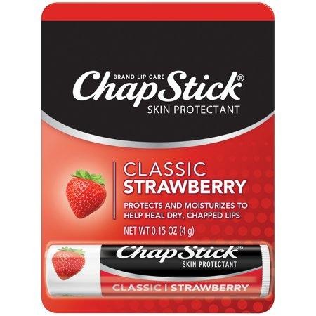 ChapStick Classic Strawberry Lip Balm Tubes - 0.15 Oz