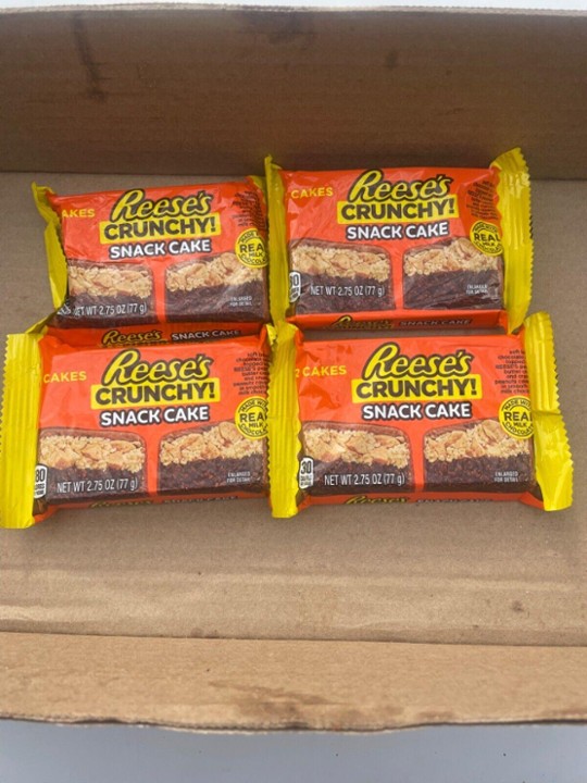 REESE'S Peanut Butter Crunchy Snack Cakes 2.75 Oz 24 Packs  READ DESCRIPTION