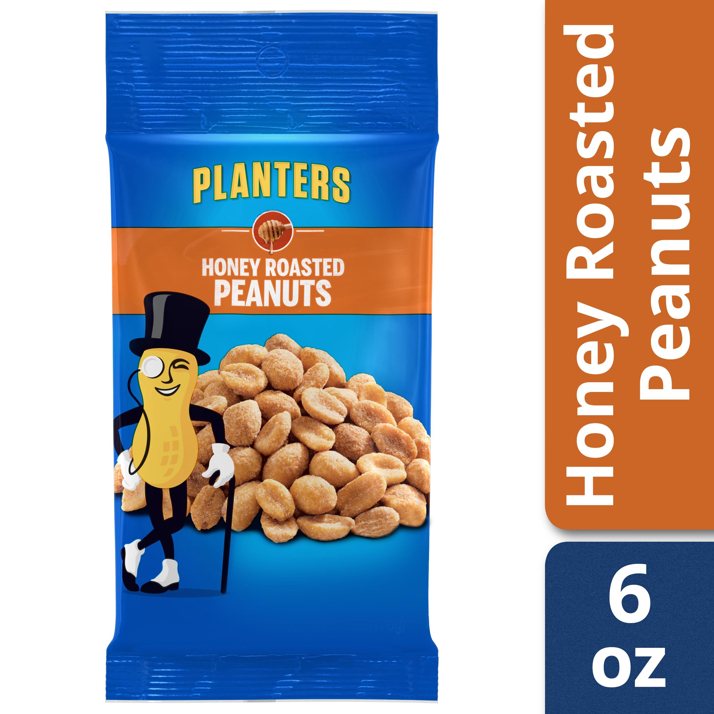 Planters Honey Roasted Peanuts  6 Oz Bag