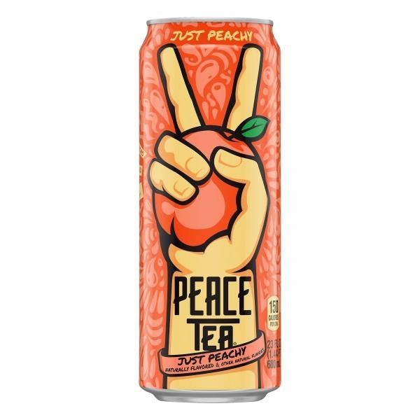 Peace Tea Georgia Peach Sweet Tea Drink - 23 Fl Oz