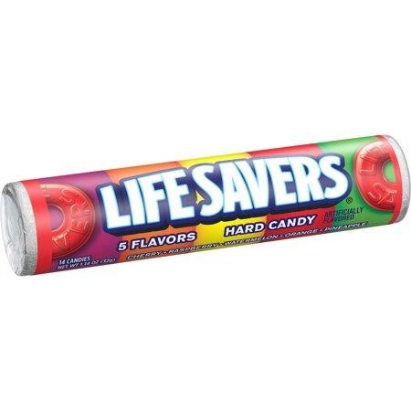 Life Savers 5 Flavors Hard Candy - 1.14 Oz Roll