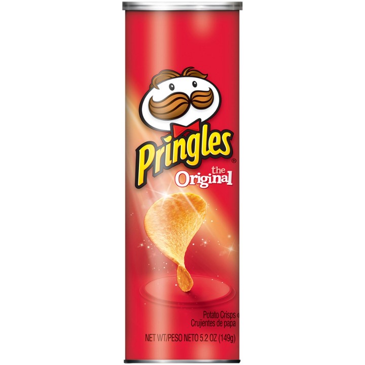 Pringles Potato Crisps Chips  Original  5.2 Oz  Can
