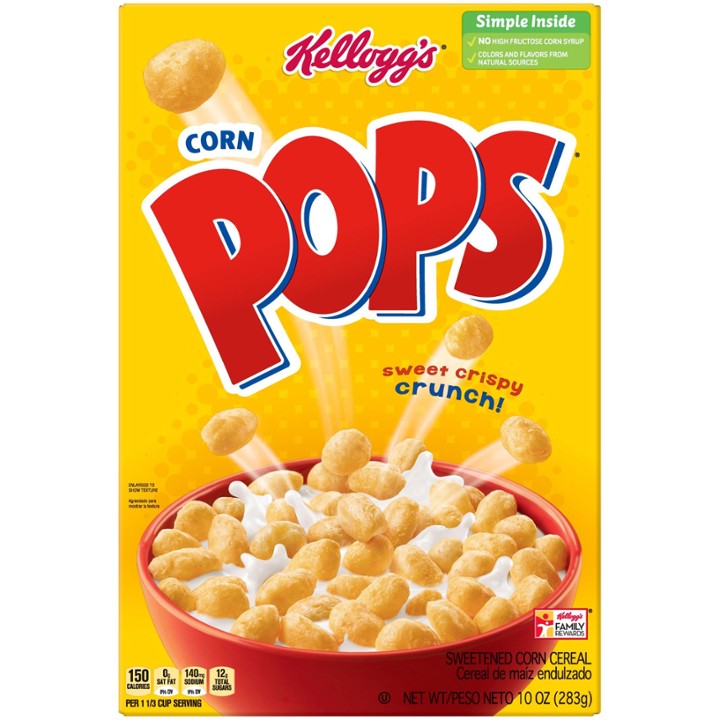 Corn Pops Breakfast Cereal Original - 10.0 Oz