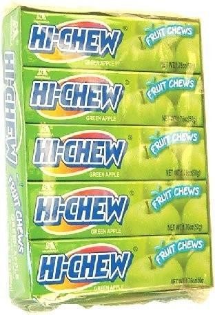 HI-CHEW Soft Chewy Fruit Candy Green Apple Flavor 50g