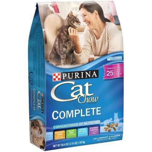 Purina Cat Chow Complete Dry Cat Food  3.15 Lb Bag