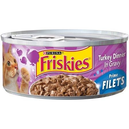 Purina Friskies Prime Filets Wet Cat Food Turkey Dinner in Gravy - 5.5oz