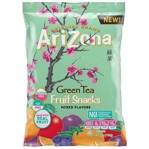 Arizona Green Tea Fruit Snacks, Mixed Flavors, 5 Oz