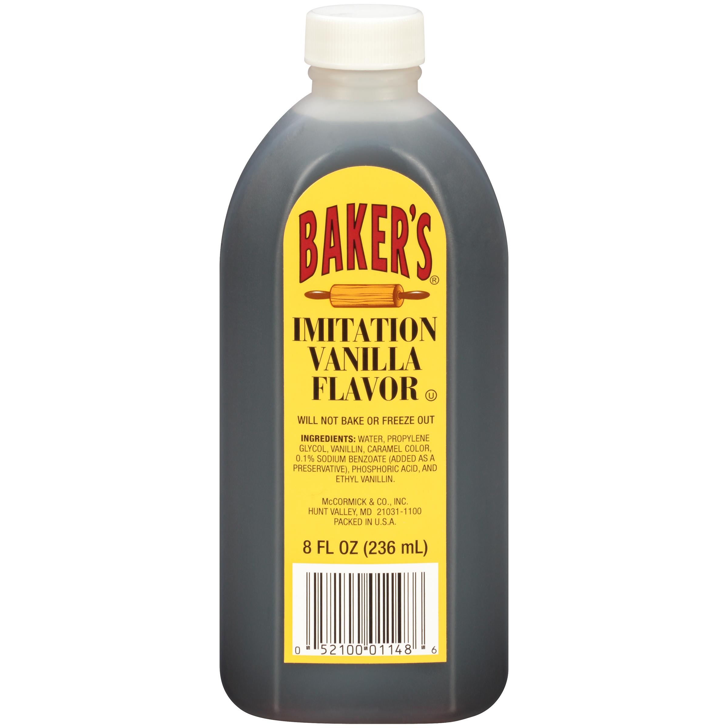 (2 Pack) Baker's Imitation Vanilla Flavor, 8 Fl Oz