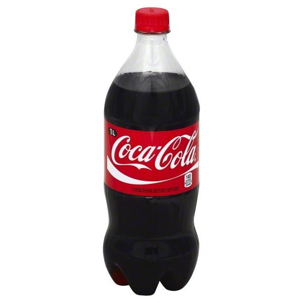 Coca-Cola Soda Soft Drink - 1 Liter