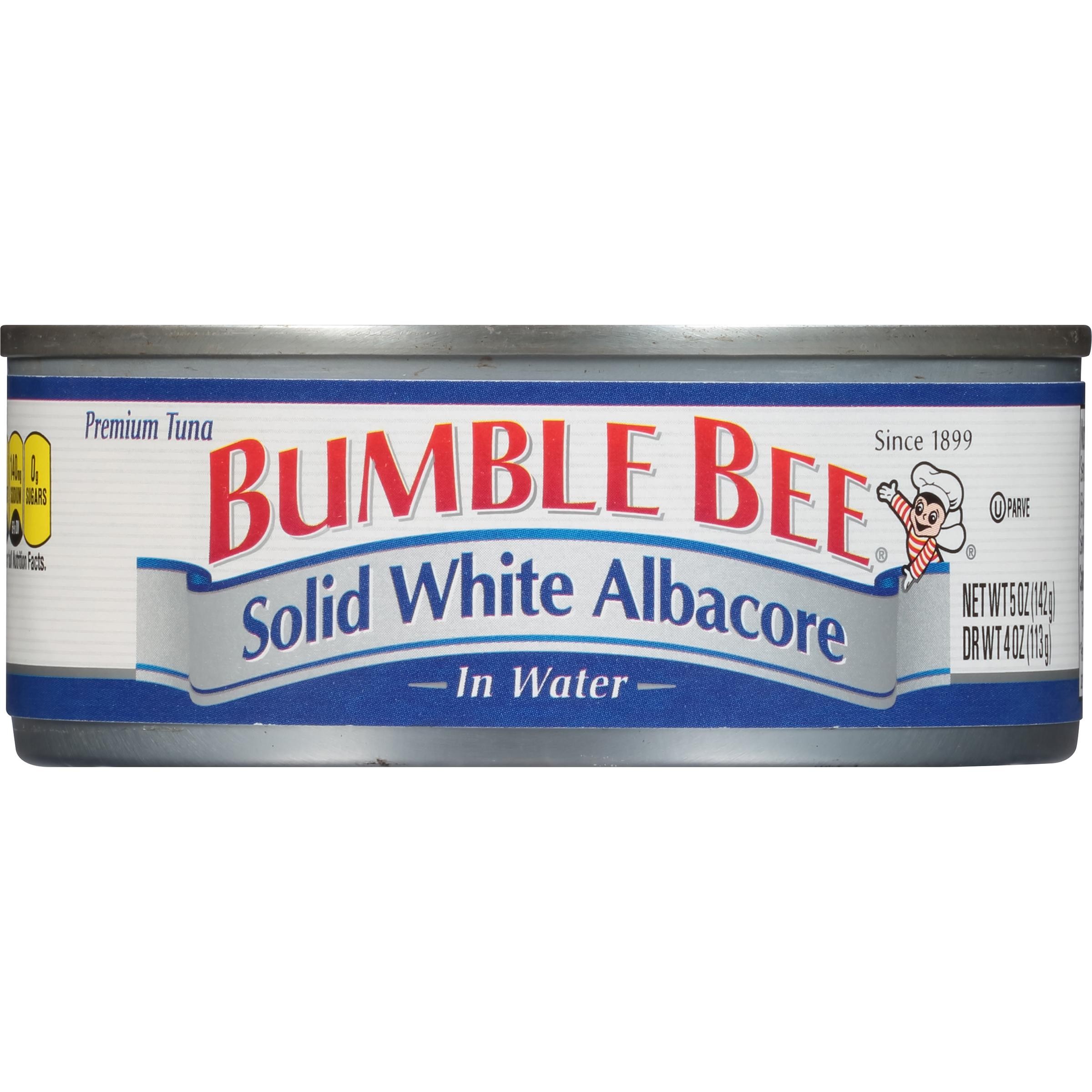 Bumble Bee Solid White Tuna in Water - 5.0 Oz