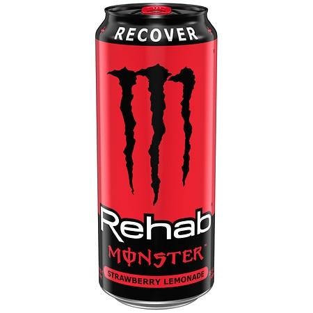 Monster Rehab Strawberry Lemonade + Energy