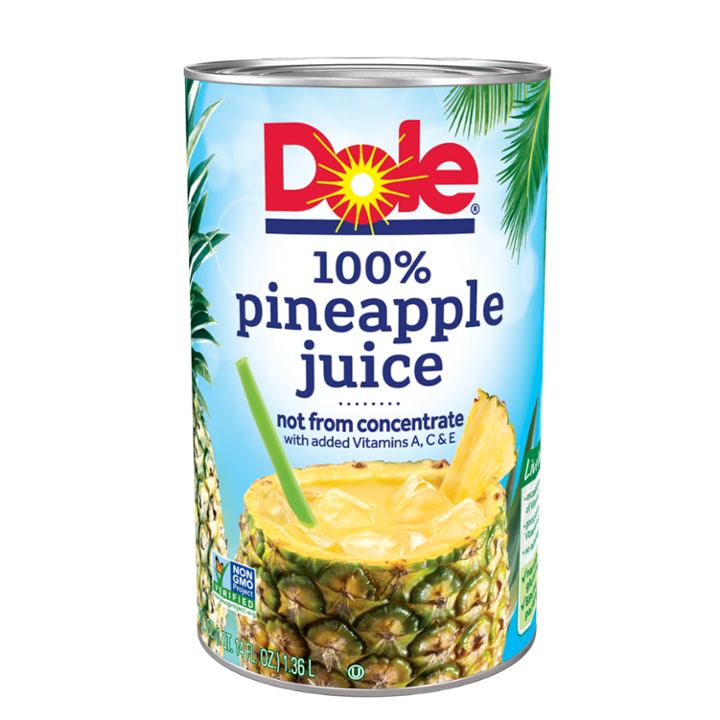 Dole 100% Pineapple Juice Can - 46.0 Oz