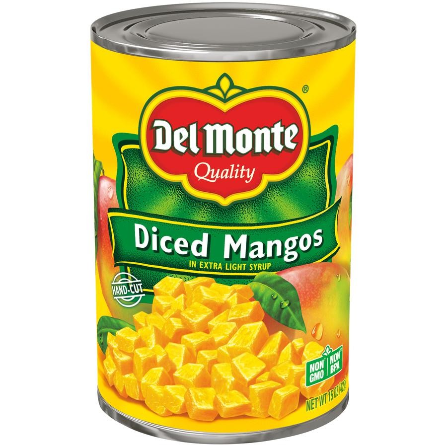 Del Monte Diced Mangos 15oz