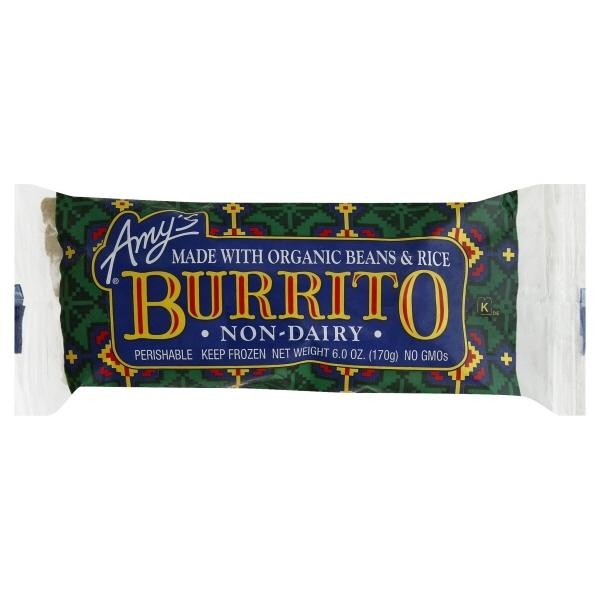 Amys: Organic Beans and Rice Non-dairy Burrito, 6 Oz (2641905)
