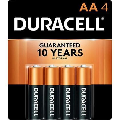 Duracell CopperTop AAA Alkaline Battery, 4 PK, 1.5V DC