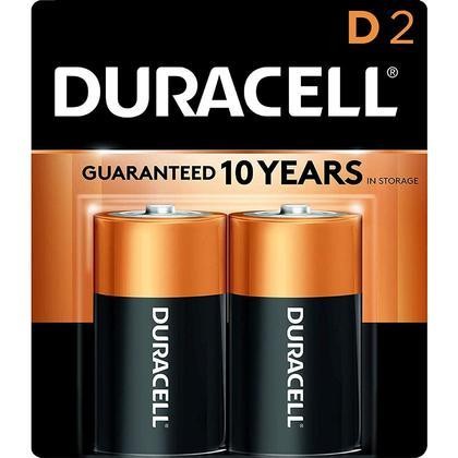 Duracell 1.5 V D Alkaline Batteries  2 Count