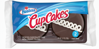 Hostess CupCakes Frosted Cakes with Creamy Filling Chocolate