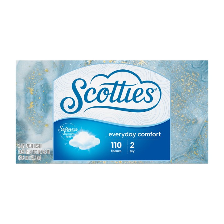 Scotties Everyday Comfort 2-Ply Facial Tissue  110 Sheets