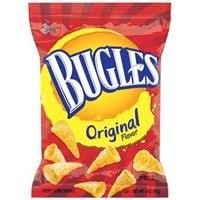 Bugles Original Flavor Crispy Corn Snacks  3 Oz Bag
