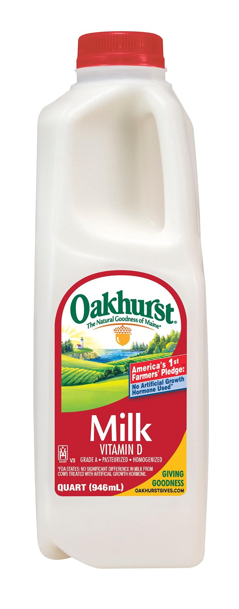 Oakhurst milk homo quart