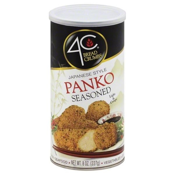 4C Foods 00356219 8 Oz Japanese Style Panko Seasoned Bread Crumb - Pack of 6